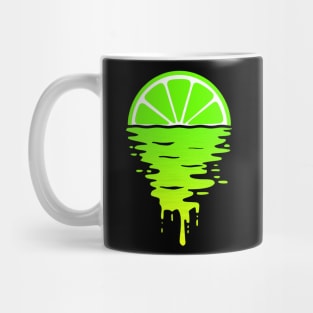 Lime 80s Sunset Mug